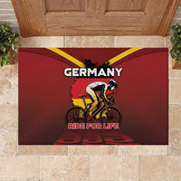 Germany Cycling Rubber Doormat Ride For Life - Wonder Print Shop