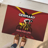 Germany Cycling Rubber Doormat Ride For Life - Wonder Print Shop