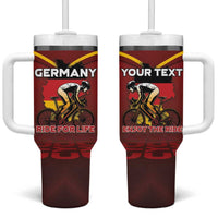 Personalized Germany Cycling Tumbler With Handle Ride For Life - Wonder Print Shop