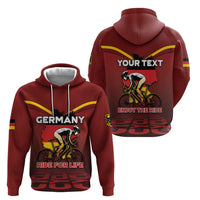 Personalized Germany Cycling Zip Hoodie Ride For Life - Wonder Print Shop