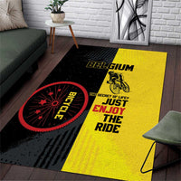 Belgium Cycling Area Rug Just Enjoy The Ride - Wonder Print Shop
