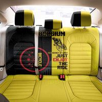 Belgium Cycling Back Car Seat Cover Just Enjoy The Ride - Wonder Print Shop