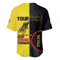 Personalized Belgium Cycling Baseball Jersey Just Enjoy The Ride - Wonder Print Shop