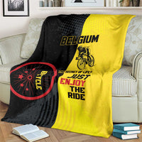 Belgium Cycling Blanket Just Enjoy The Ride - Wonder Print Shop