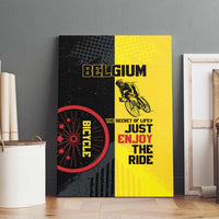 Belgium Cycling Canvas Wall Art Just Enjoy The Ride - Wonder Print Shop