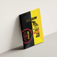 Belgium Cycling Canvas Wall Art Just Enjoy The Ride - Wonder Print Shop