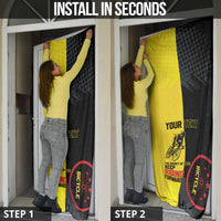 Personalized Belgium Cycling Door Cover Just Enjoy The Ride - Wonder Print Shop