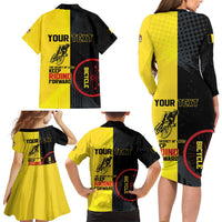 Personalized Belgium Cycling Family Matching Long Sleeve Bodycon Dress and Hawaiian Shirt Just Enjoy The Ride - Wonder Print Shop