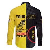 Personalized Belgium Cycling Family Matching Off The Shoulder Long Sleeve Dress and Hawaiian Shirt Just Enjoy The Ride - Wonder Print Shop