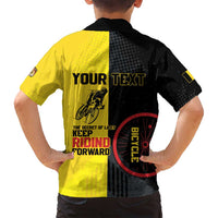 Personalized Belgium Cycling Family Matching Off Shoulder Short Dress and Hawaiian Shirt Just Enjoy The Ride - Wonder Print Shop