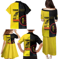 Personalized Belgium Cycling Family Matching Puletasi and Hawaiian Shirt Just Enjoy The Ride - Wonder Print Shop