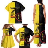 Personalized Belgium Cycling Family Matching Tank Maxi Dress and Hawaiian Shirt Just Enjoy The Ride - Wonder Print Shop