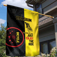 Belgium Cycling Garden Flag Just Enjoy The Ride - Wonder Print Shop