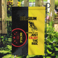 Belgium Cycling Garden Flag Just Enjoy The Ride - Wonder Print Shop