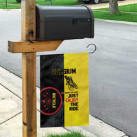 Belgium Cycling Garden Flag Just Enjoy The Ride - Wonder Print Shop