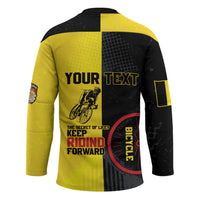 Personalized Belgium Cycling Hockey Jersey Just Enjoy The Ride - Wonder Print Shop