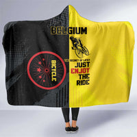 Belgium Cycling Hooded Blanket Just Enjoy The Ride - Wonder Print Shop