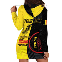 Personalized Belgium Cycling Hoodie Dress Just Enjoy The Ride - Wonder Print Shop