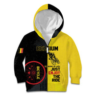 Personalized Belgium Cycling Kid Hoodie Just Enjoy The Ride - Wonder Print Shop