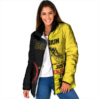 Personalized Belgium Cycling Padded Jacket Just Enjoy The Ride - Wonder Print Shop
