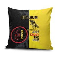 Belgium Cycling Pillow Cover Just Enjoy The Ride - Wonder Print Shop