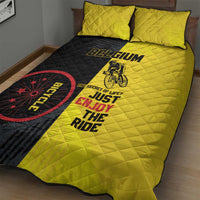 Belgium Cycling Quilt Bed Set Just Enjoy The Ride - Wonder Print Shop
