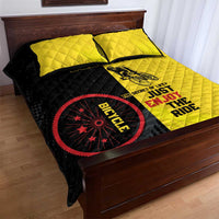 Belgium Cycling Quilt Bed Set Just Enjoy The Ride - Wonder Print Shop