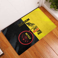 Belgium Cycling Rubber Doormat Just Enjoy The Ride - Wonder Print Shop
