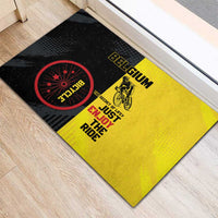 Belgium Cycling Rubber Doormat Just Enjoy The Ride - Wonder Print Shop