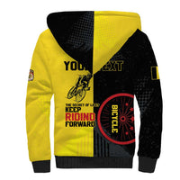 Personalized Belgium Cycling Sherpa Hoodie Just Enjoy The Ride - Wonder Print Shop