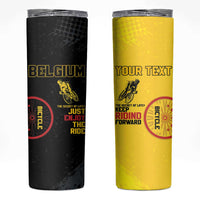 Personalized Belgium Cycling Skinny Tumbler Just Enjoy The Ride - Wonder Print Shop