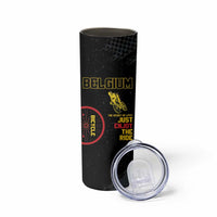 Personalized Belgium Cycling Skinny Tumbler Just Enjoy The Ride - Wonder Print Shop