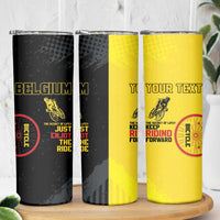Personalized Belgium Cycling Skinny Tumbler Just Enjoy The Ride - Wonder Print Shop