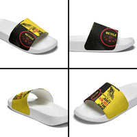 Belgium Cycling Slide Sandals Just Enjoy The Ride - Wonder Print Shop