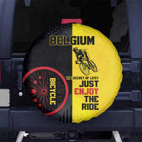 Belgium Cycling Spare Tire Cover Just Enjoy The Ride - Wonder Print Shop