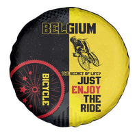 Belgium Cycling Spare Tire Cover Just Enjoy The Ride - Wonder Print Shop