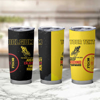 Personalized Belgium Cycling Tumbler Cup Just Enjoy The Ride - Wonder Print Shop