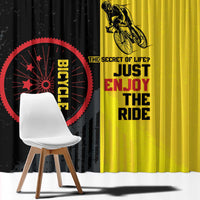 Belgium Cycling Window Curtain Just Enjoy The Ride - Wonder Print Shop