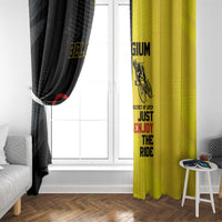 Belgium Cycling Window Curtain Just Enjoy The Ride - Wonder Print Shop