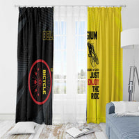 Belgium Cycling Window Curtain Just Enjoy The Ride - Wonder Print Shop