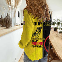 Personalized Belgium Cycling Women Casual Shirt Just Enjoy The Ride - Wonder Print Shop