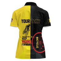 Personalized Belgium Cycling Women Polo Shirt Just Enjoy The Ride - Wonder Print Shop