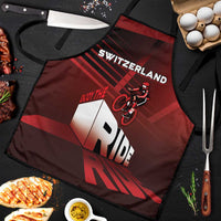 Switzerland Cycling Apron Sporty Style - Wonder Print Shop