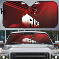 Switzerland Cycling Auto Sun Shade Sporty Style - Wonder Print Shop