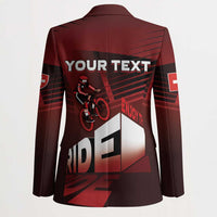 Personalized Switzerland Cycling Blazer Sporty Style - Wonder Print Shop