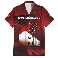 Personalized Switzerland Cycling Family Matching Off Shoulder Short Dress and Hawaiian Shirt Sporty Style - Wonder Print Shop