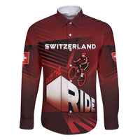 Personalized Switzerland Cycling Family Matching Off Shoulder Short Dress and Hawaiian Shirt Sporty Style - Wonder Print Shop