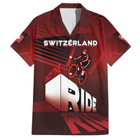 Personalized Switzerland Cycling Family Matching Short Sleeve Bodycon Dress and Hawaiian Shirt Sporty Style - Wonder Print Shop