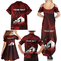 Personalized Switzerland Cycling Family Matching Summer Maxi Dress and Hawaiian Shirt Sporty Style - Wonder Print Shop