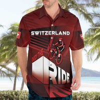 Personalized Switzerland Cycling Hawaiian Shirt Sporty Style - Wonder Print Shop